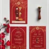 Thiệp Cưới Chibi mẫu thiệp truyền thống