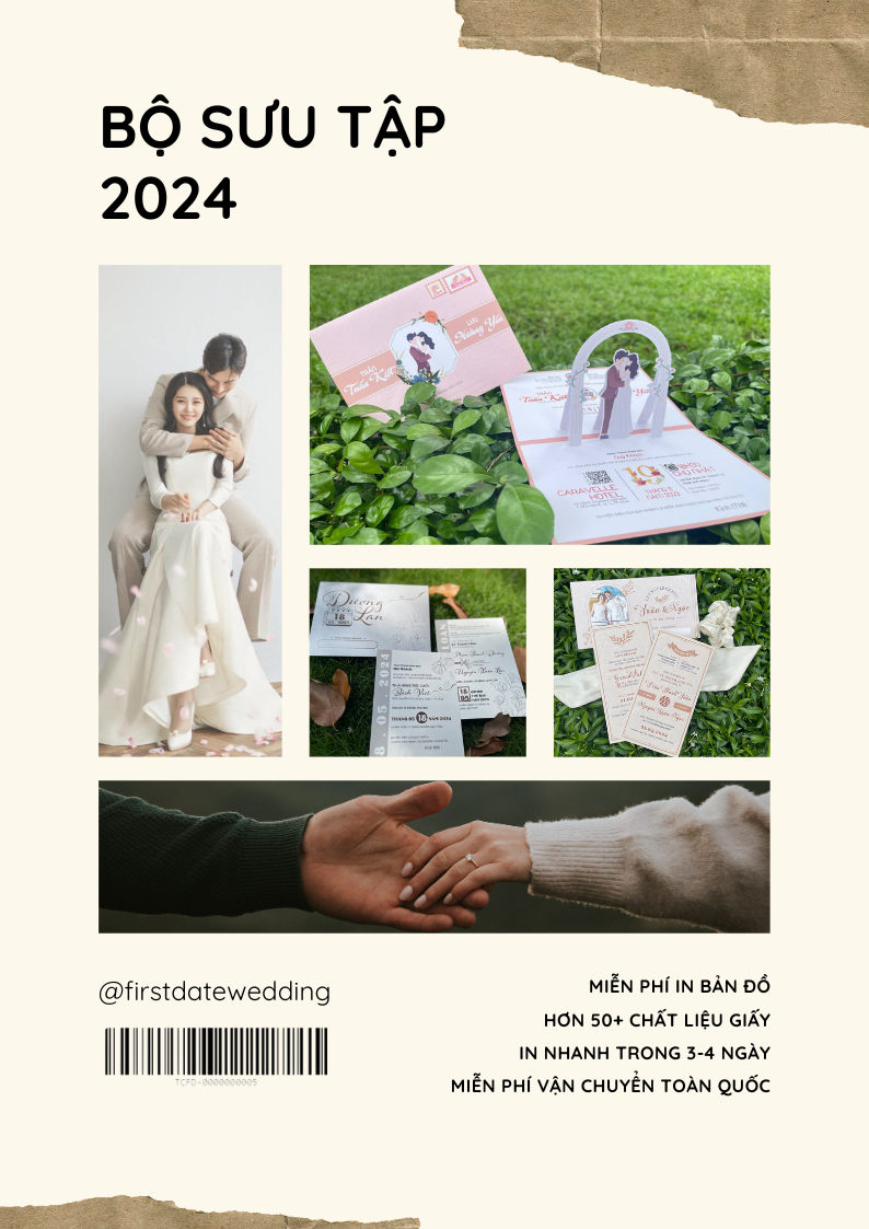 thiệp cưới first date poster mobile giữa