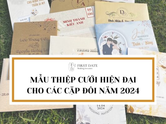 mẫu thiệp cưới hiện đại