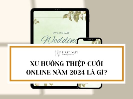 xu hướng thiệp cưới online