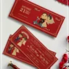 Thiệp Cưới Chibi mẫu thiệp màu đỏ