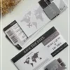 Thiệp Cưới Passport mẫu thiệp màu xám trắng