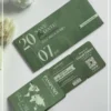 Thiệp Cưới Passport mẫu thiệp màu xanh bơ