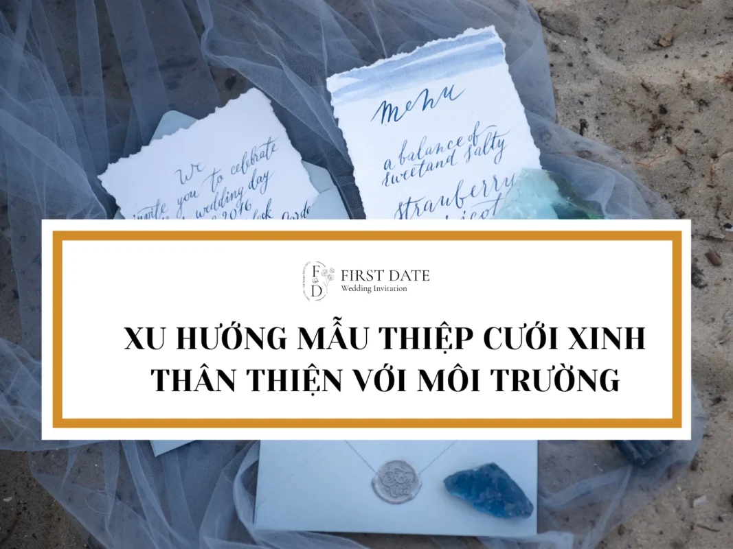 Mẫu thiệp cưới xinh