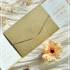 Thiệp Cưới Cao Cấp hoàng kim sang trọng