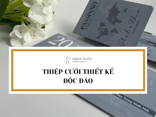 Thiệp Cưới Thiết Kế Độc Đáo