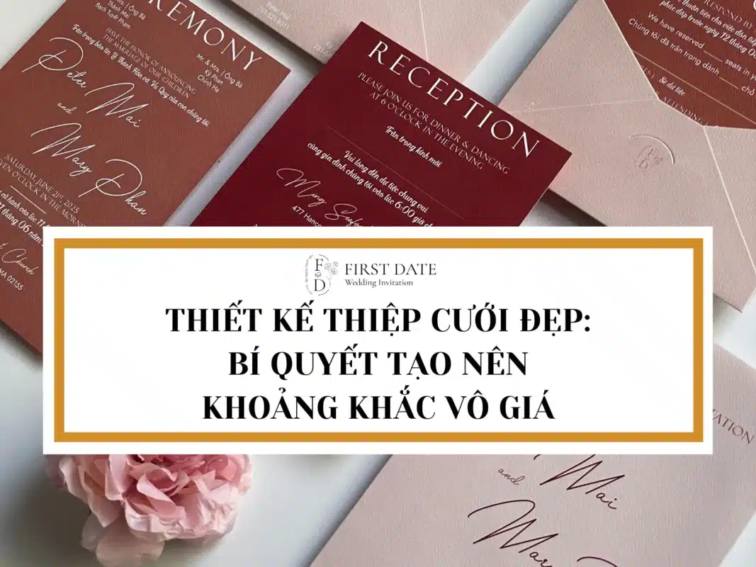 Thiết kế thiệp cưới đẹp