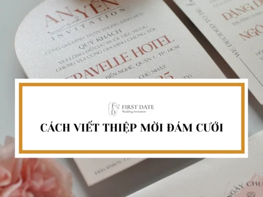 Cách viết thiệp mời đám cưới