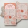 Thiệp cưới hiện đại | DQ-BTN26-228 | Mẫu giấy hồng Camay