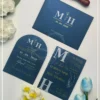 Thiệp Cưới Tối Giản thanh lịch ánh dương
