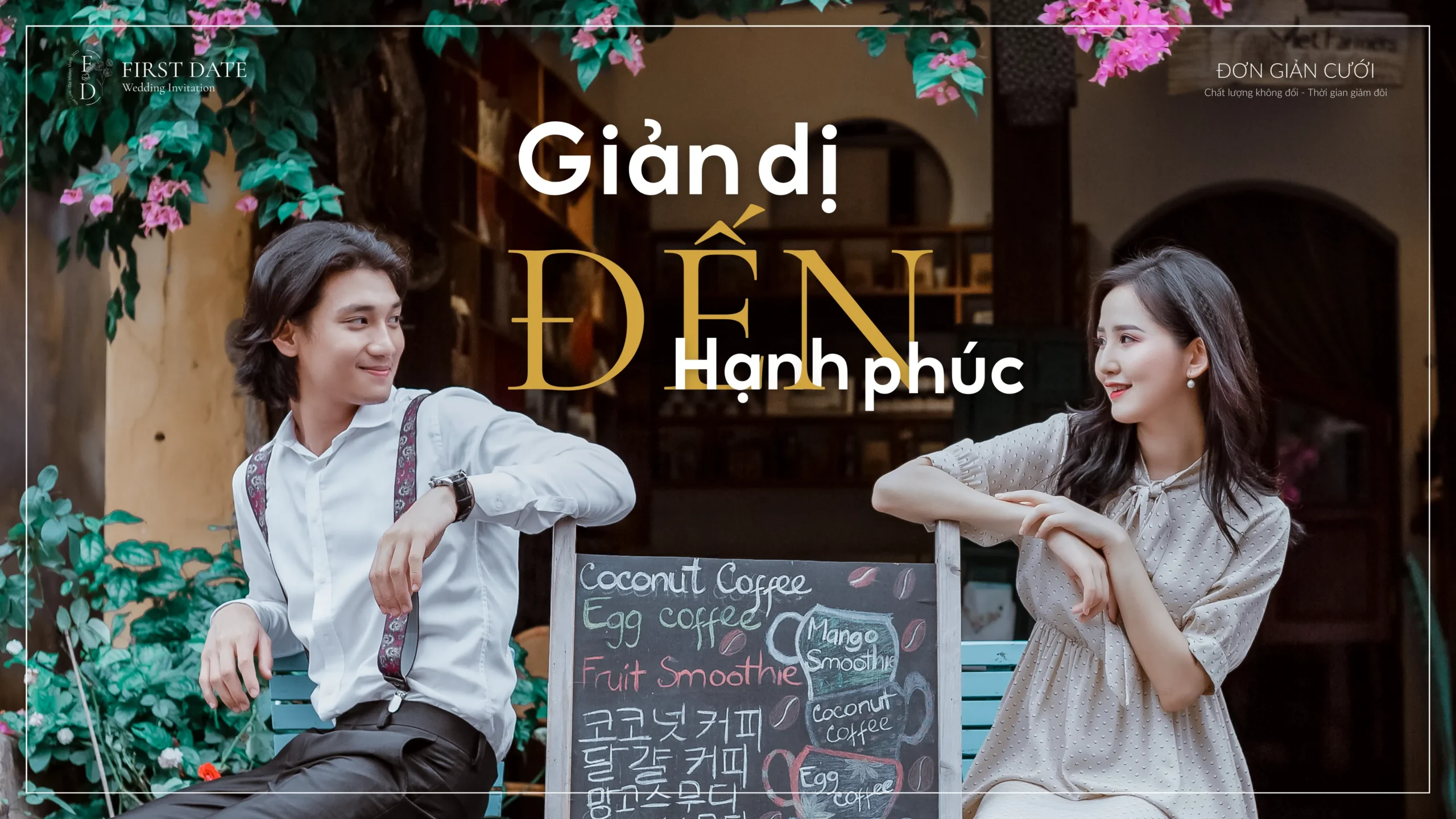 Thiệp cưới First Date banner 5