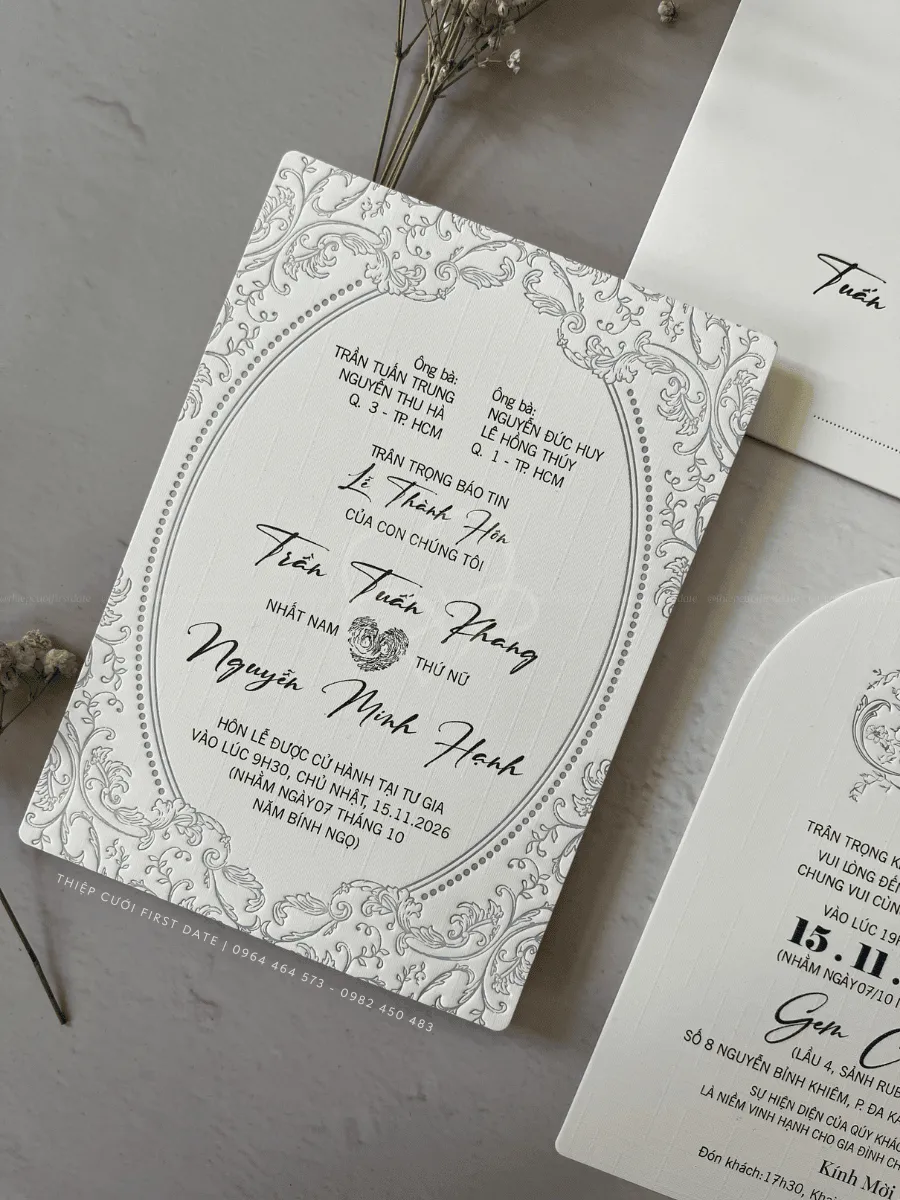 thiệp cưới first date banner 2025